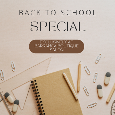 Back To School Student Specials